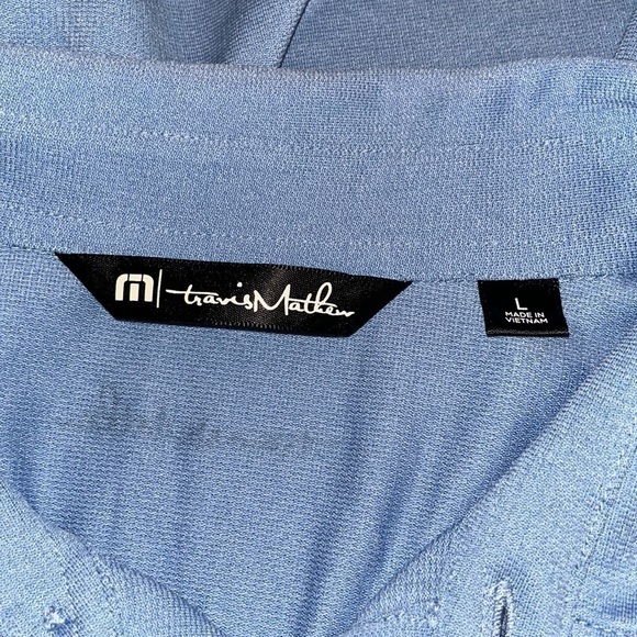 Travis Mathew light blue polo | size large - Picture 6 of 7